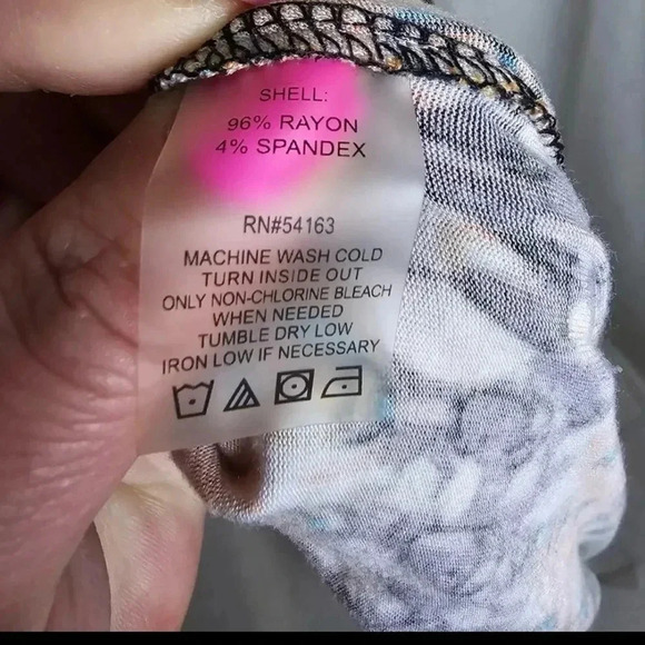 Calvin Klein Multi-colored Bubble Print Maxi Dress Women's Size 20W - Picture 6 of 6